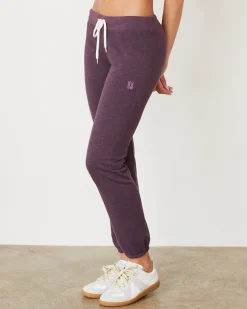 Travel Essentials|Sets*MONROW Original Fleece Vintage Sweat HEATHEREDGRAPE