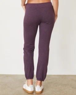 Travel Essentials|Sets*MONROW Original Fleece Vintage Sweat HEATHEREDGRAPE