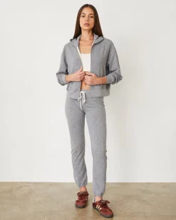 Travel Essentials|Sets*MONROW Original Fleece Vintage Sweat GRANITE