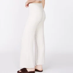 Sweats*MONROW Plush Sweater Pants - Color CHALK