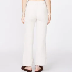 Sweats*MONROW Plush Sweater Pants - Color CHALK