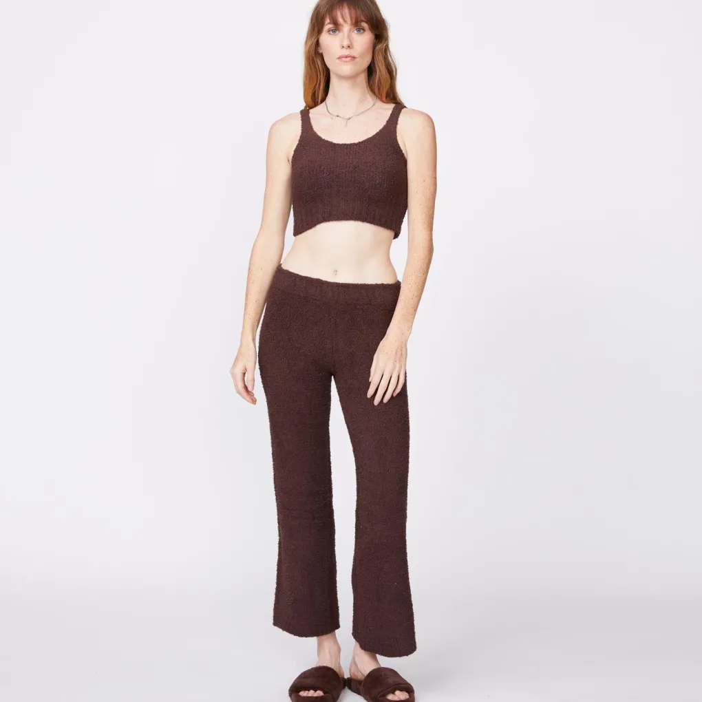 Sweats*MONROW Plush Sweater Pants - Color COCOA