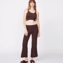 Sweats*MONROW Plush Sweater Pants - Color COCOA