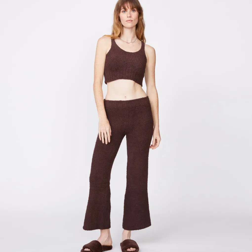 Sweats*MONROW Plush Sweater Pants - Color COCOA