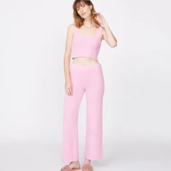 Sweats*MONROW Plush Sweater Pants - Color ORCHID