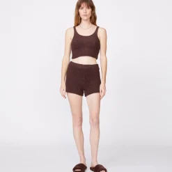 Tanks*MONROW Plush Sweater Tank - Color COCOA