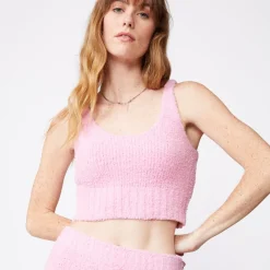 Tanks*MONROW Plush Sweater Tank - Color ORCHID