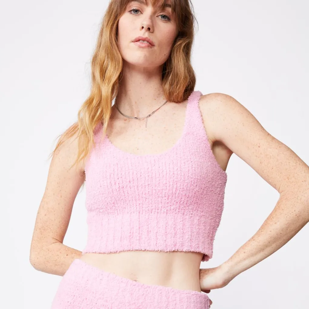 Tanks*MONROW Plush Sweater Tank - Color ORCHID