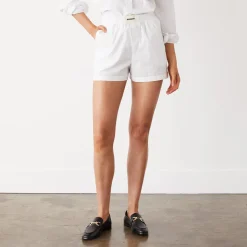 Poplin|Shorts*MONROW Poplin Boxer Short WHITE