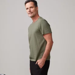 Men's Tops*MONROW Relaxed Crew GENERALGREEN