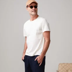 Men's Tops*MONROW Relaxed Crew OFFWHITE