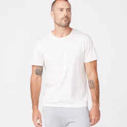 Men's Tops|Mens Classics*MONROW Relaxed Crew BONE
