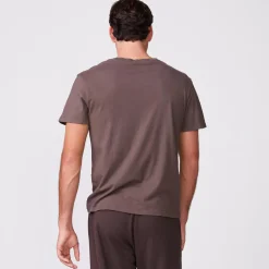 Men's Tops|Mens Sale*MONROW Relaxed Crew COCOA