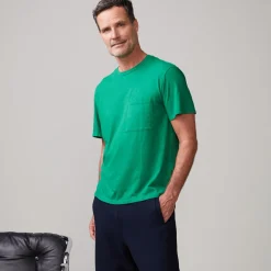 Men's Tops*MONROW Relaxed Pocket Crew DUSTYKELLY