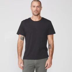 Men's Tops|Mens Sale*MONROW Relaxed Pocket Crew FADEDBLACK