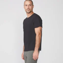 Men's Tops|Mens Sale*MONROW Relaxed Pocket Crew FADEDBLACK