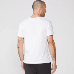 Men's Tops*MONROW Relaxed Pocket Crew WHITE