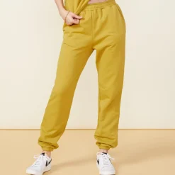 Sweats*MONROW 90's Classic Joggers GOLDENOLIVE