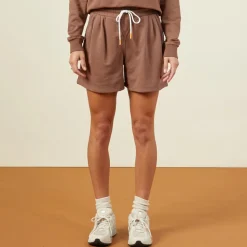 Shorts*MONROW 90's Classic Sweat Short DUSTYCOCOA