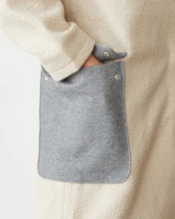 Jackets*MONROW Sherpa Hooded Jacket BONE