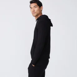 Mens Sale|Men's Sale*MONROW Slouchy Pullover Hoody BLACK