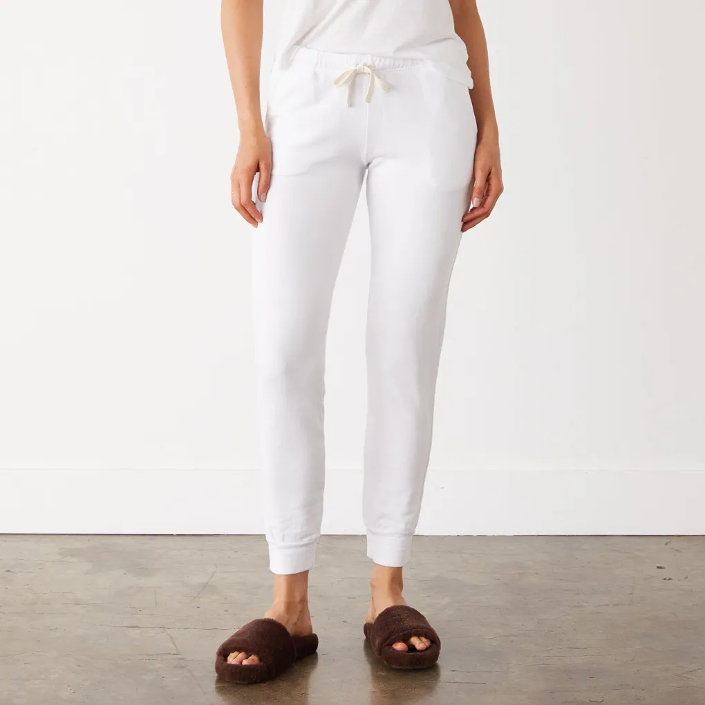 Softfleece|Sweats*MONROW Softfleece Girlfriend Sweats WHITE