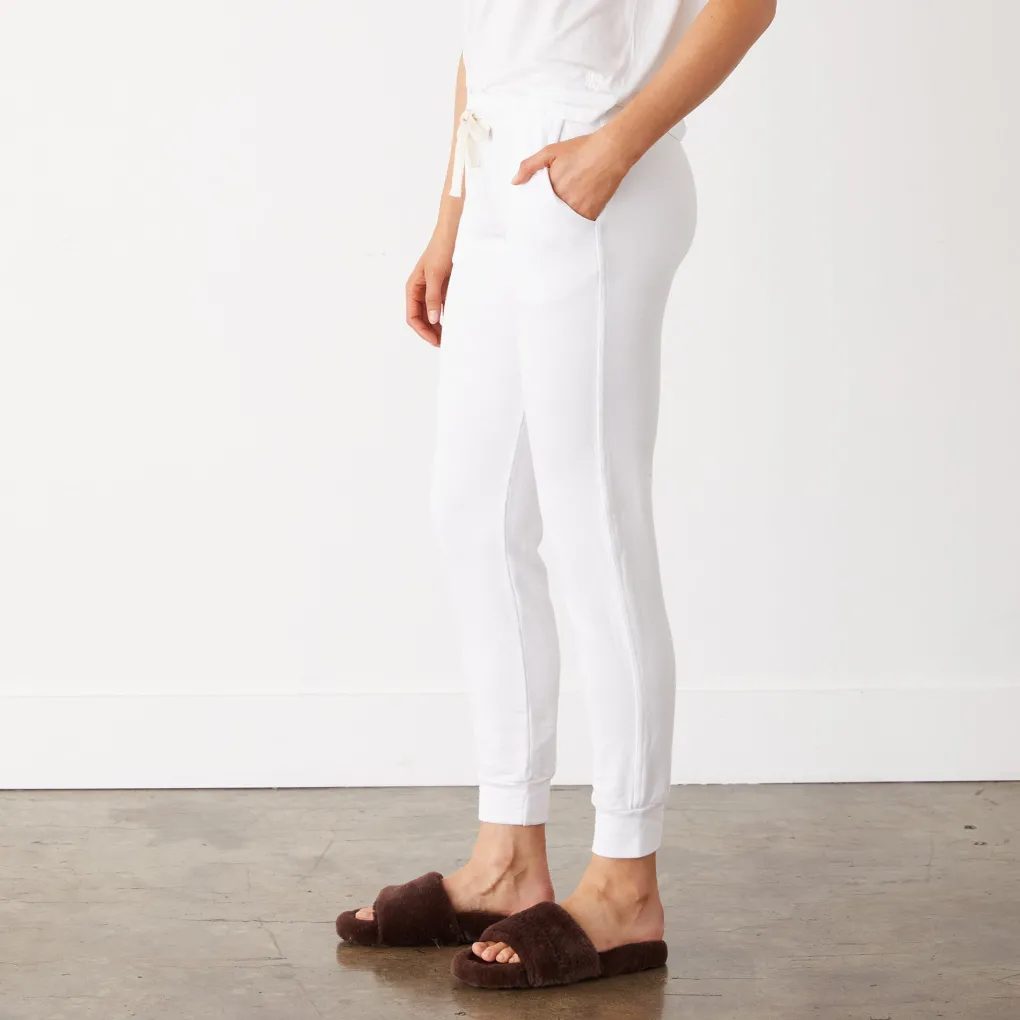 Softfleece|Sweats*MONROW Softfleece Girlfriend Sweats WHITE