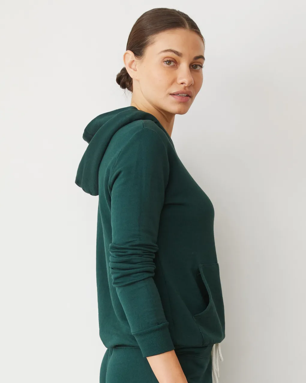 Softfleece|Sets*MONROW Softfleece Kangaroo Pullover EVERGREEN