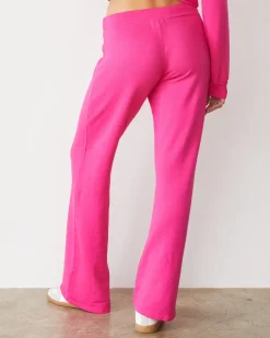 Softfleece|Sets*MONROW Softfleece Straight Leg Vintage Sweat FUCHSIA