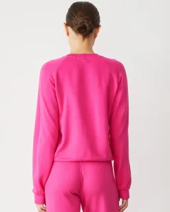 Softfleece|Sets*MONROW Softfleece Vintage Raglan FUCHSIA