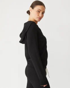 Sets|Zip-Up Hoodies*MONROW Softfleece Zip Up Hoody BLACK