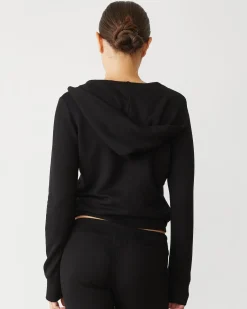 Sets|Zip-Up Hoodies*MONROW Softfleece Zip Up Hoody BLACK