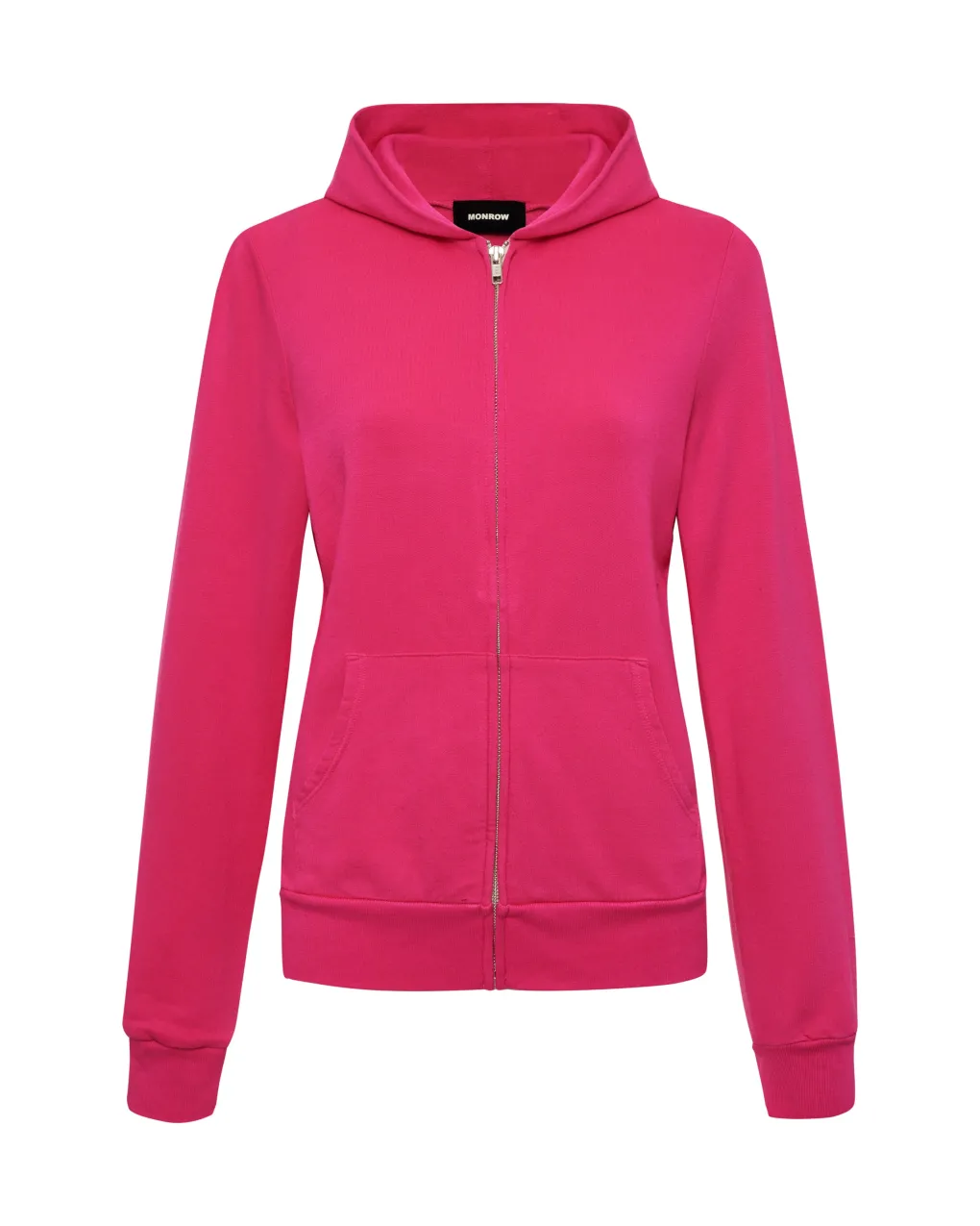 Softfleece|Zip-Up Hoodies*MONROW Softfleece Zip Up Hoody FUCHSIA