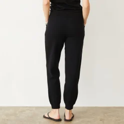 Soft Knit|Sweats*MONROW Soft Knit Cuffed Jogger BLACK