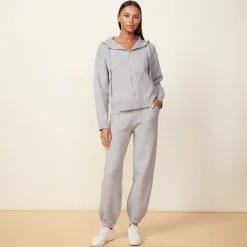 Soft Knit|Sweats*MONROW Soft Knit Oversized Vintage Sweat HEATHERGREY