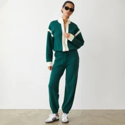 Soft Knit|Sweats*MONROW Soft Knit Oversized Vintage Sweat EVERGREEN