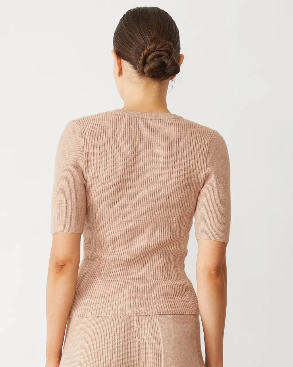 Soft Knit|Sets*MONROW Softknit Rib Waffle Henley TAUPE