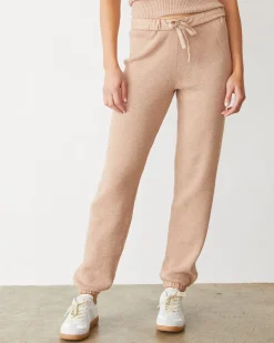 Soft Knit|Sets*MONROW Softknit Rib Waffle Oversized Sweat TAUPE