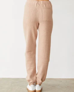 Soft Knit|Sets*MONROW Softknit Rib Waffle Oversized Sweat TAUPE