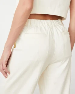 Travel Essentials|Sets*MONROW Soft Twill Patch Pocket Pant BONE