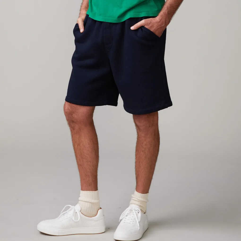 Men's Bottoms|Mens Sale*MONROW 70's Shorts INDIGO