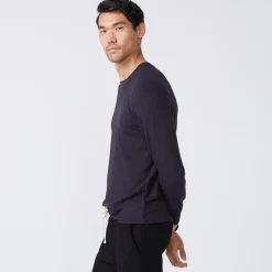 Mens Classics|Men's Classics*MONROW Supersoft Crew Neck Sweatshirt FADEDBLACK