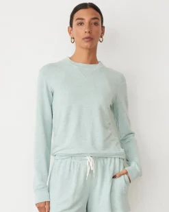 Supersoft|Sets*MONROW Supersoft Crew Neck Sweatshirt SEAFOAM