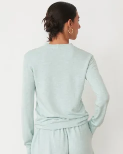 Supersoft|Sets*MONROW Supersoft Crew Neck Sweatshirt SEAFOAM