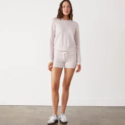 Supersoft|Sweatshirts*MONROW Supersoft Crew Neck Sweatshirt PINKPEARL
