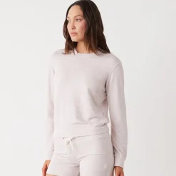 Supersoft|Sweatshirts*MONROW Supersoft Crew Neck Sweatshirt PINKPEARL