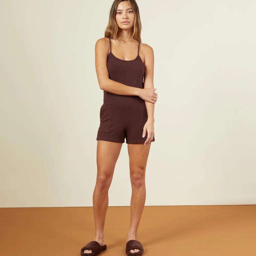 Supersoft|Rompers*MONROW Supersoft Easy Romper DARKOAK