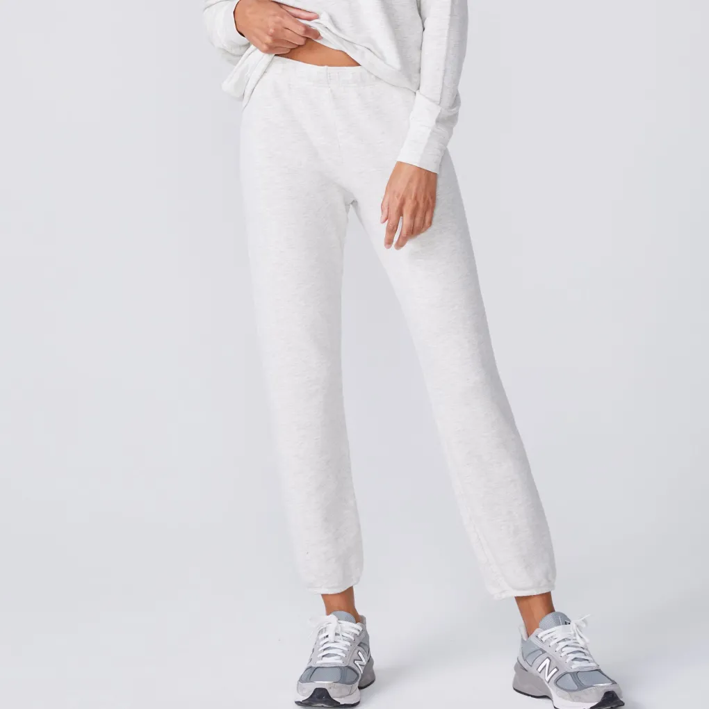 Supersoft*MONROW Supersoft Elastic Waist Sweats ASH