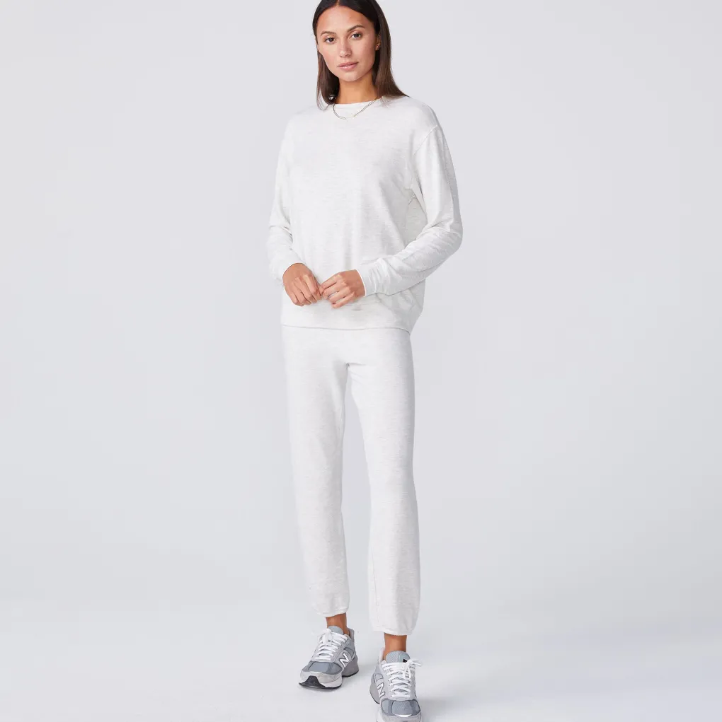 Supersoft*MONROW Supersoft Elastic Waist Sweats ASH