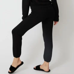 Supersoft*MONROW Supersoft Elastic Waist Sweats BLACK